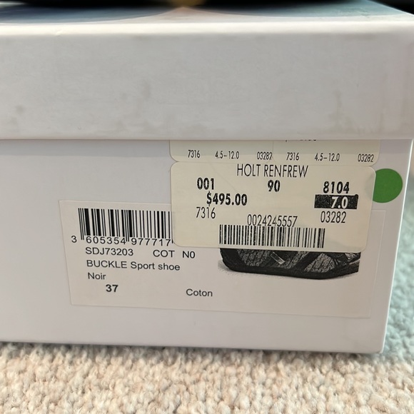 Dior Size 7 Sneakers with Buckle - Picture 4 of 4